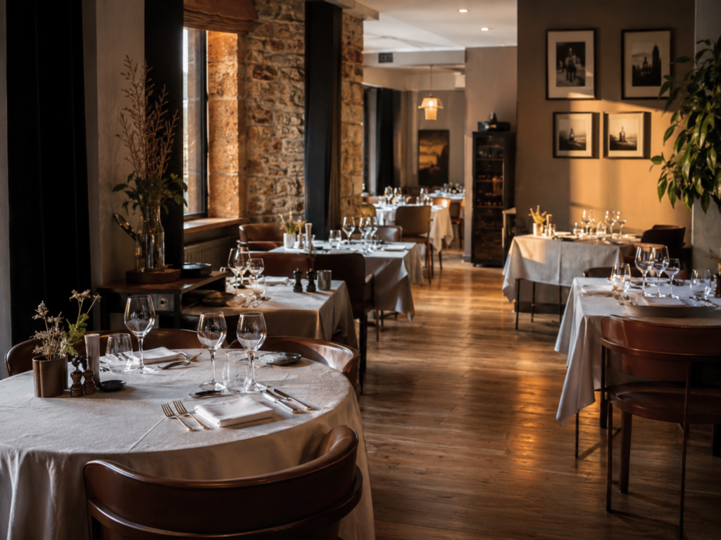 salle d'un restaurant indépendant